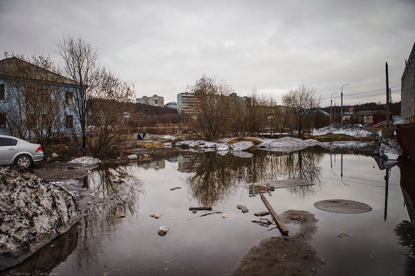 Первомайский вода. Потоп в Мурманске. Зоны затопления Мурманск 2018.